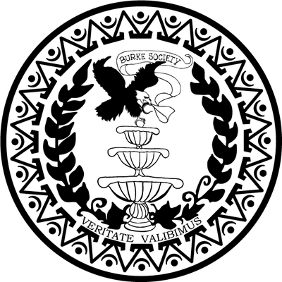 Seal of the Edmund Burke Literary and Debating Society